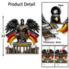Maxcorners Custom Name Germany Ornament, Christmas Gift for Germany Lover5 2D Flat LM2111