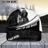Maxcorners Billiard Ball 8 Hooded Skull Personalized Name 3D Cap (6 Colors)