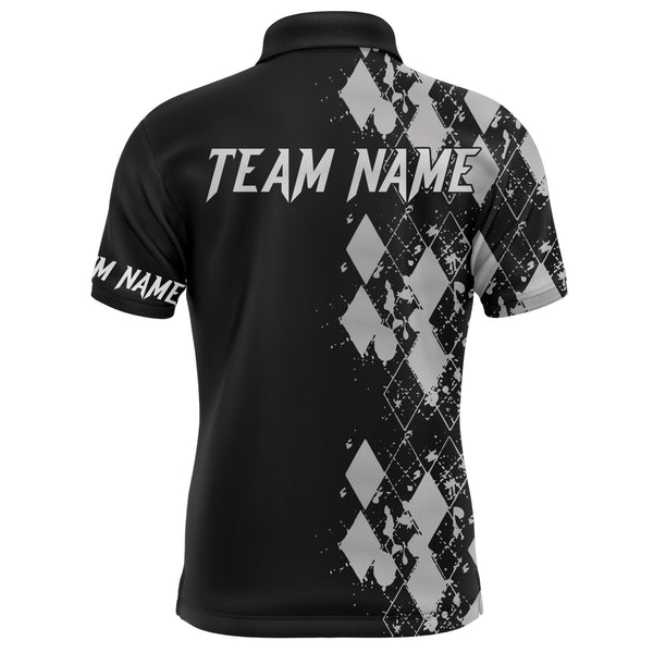 Maxcorners Argyle Pattern Customized Name And Team Name 3D Shirt