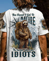 Maxcorners The Closer I Get To Nature Sloth All Over Print LM2101