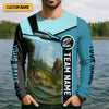 Maxcorners Bigfoot Fishing, Largemouth Bass Fishing, Team Fishing Shirt, SPF Shirt, Presents For Fishermen