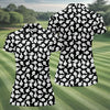 Maxcorners Funny Middle Finger Hand Golf Polo Shirt, Golf Shirts For Women, Women’s Golf Polo LM1507