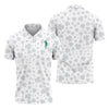 Maxcorners Shamrock Golf Polo Shirt, Mens Golf Shirt, St Patrick's Day Golf Shirt, Gift For Golfer