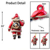 Maxcorners Custom Name Santa and Pet Ornament, Pet Lover Christmas Gift 2D Flat LM2111