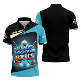 Maxcorners Always Wash Your Balls Custom Golf Shirts, Mens Golf Gift, Funny Golf Shirt