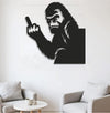Maxcorners Funny Bigfoot Metal Sign WITH LED/WITHOUT LED - Hilarious Bigfoot Yard Decor, Rustic Outdoor Gag Gift for Man Cave LM0110