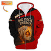Maxcorners Big Deck Energy Poker Shirt, Funny Custom Polos For Poker Players, Gift For Pokers LoverLM1009