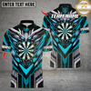 Maxcorners Metal Future Pattern Multicolor Customized Name, Team Name 3D Shirt