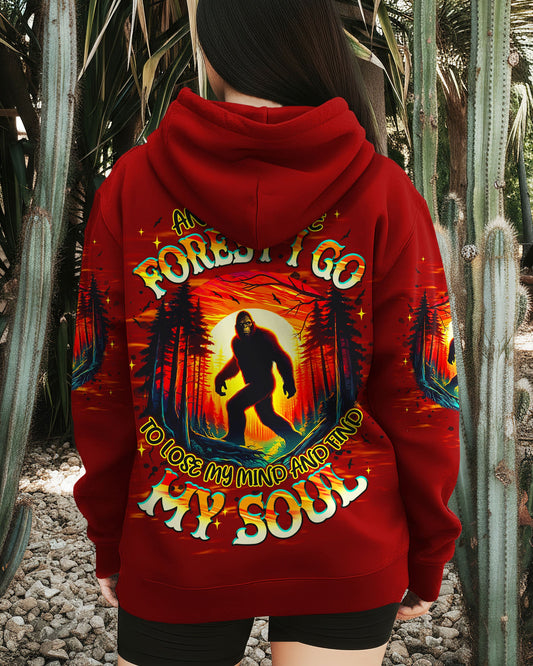 Maxcorners And Into The Forest I Go Bigfoot All Over Print LM1601