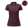 Maxcorners Body Art Pattern Golf Polos, Funny Golf Shirt, Crazy Golf Shirts For Men