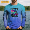 Maxcorners Crappie Mood Blue Neon Fishing UPF Shirts, Fishing Jersey, Funny Fishing Shirt, Gift For Fisherman