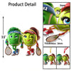 Maxcorners Custom Name Tennis Couple Ornament, Tennis Couple Christmas Gift 2D Flat LM2111