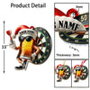 Maxcorners Custom Name Dart Ornament, Dart Lover Christmas Decoration 2D Flat LM2111