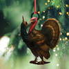 Maxcorners Personalized Funny Turkey Acrylic Ornament - Hilarious Christmas Decoration for Hunters LM0411