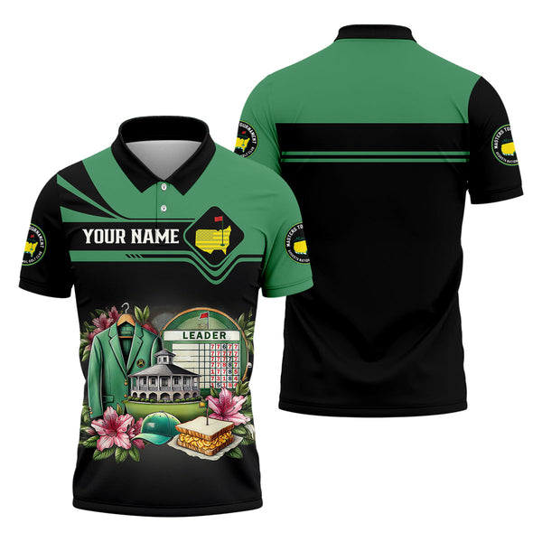 Maxcorners Augusta Golf Master Custom Men's Golf Polo Shirt, Funny Golf Shirt, Gift For Golf Lovers