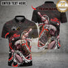 Maxcorners Bowling Octopus Wrapped Around Multicolor Customized Name, Team Name 3D Shirts