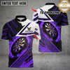 Maxcorners Darts Flaming Dartboard Blaze Design Multicolor Customized Name, Team Name 3D Shirts