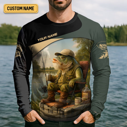 Maxcorners I Just Want To Go Fishing And Ignore Old Man Problem SPF Shirts, Fishing Shirts For Men, Fisherman Gift