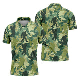 Maxcorners Bigfoot Sasquatch Men's Golf Polo Shirt, Funny Golf Shirt, Gift For Golfers