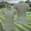 Maxcorners St Patrick's Day Lucky Charms Green Golf Shirt, Cute Golf Outfit, Women's Golf Tops, Ladies Golf Polos