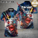 Maxcorners Bowling Savage Beast Ball Personalized Name, Team Name Unisex 3D Shirt