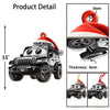 Maxcorners Custom Name Jeep Ornament, Jeep Lover Christmas Gift 2D Flat LM2111