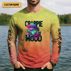 Maxcorners Crappie Mood Orange Yellow Fishing UPF Shirts, Fishing Jersey, Funny Fishing Shirt