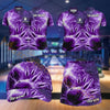 Maxcorners Bowling Ice Wolf Lightning Design Personalized Team Sportswear Set - Polo Shirt, Cap & Skorts