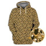 Maxcorners French Bulldog Golf Shirt, Funny Dog Golf Shirt For Men, Pattern Golf Shirt For Golfers