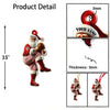 Maxcorners Custom Name and Number Baseball Ornament, Baseball Team Christmas Gift 2D Flat LM2111