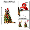 Maxcorners Custom Name German Shepherd Ornament, German Shepherd Christmas Gift 2D Flat LM2111