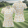 Maxcorners Mine Mine Mine Golf Shirt, Funny Seagull Beach Pattern, Golf Shirt For Women LM1507