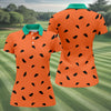 Maxcorners Watermelon Slice Golf Top, Orange Summer Design, Golf Shirts For Women LM1507
