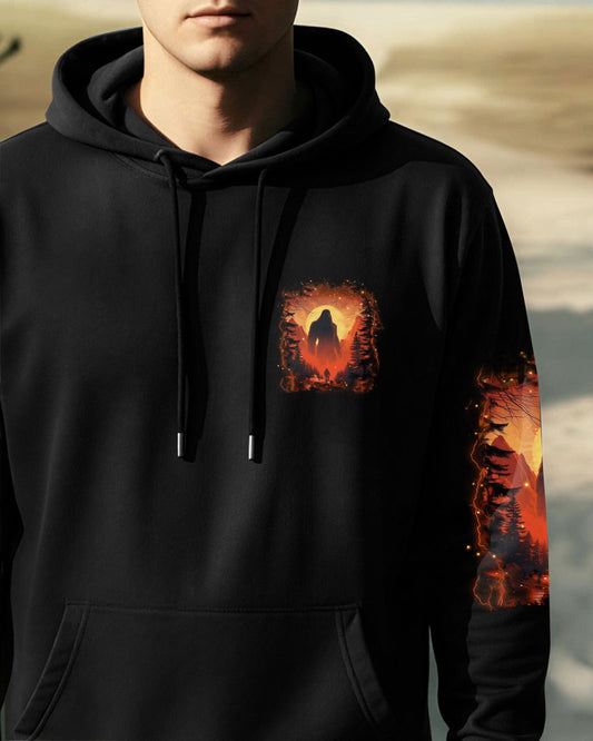 Maxcorners Hello Darkness My Old Friend Bigfoot All Over Print LM1601