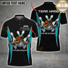 Maxcorners Bowling Cowboy Striker Multicolor Personalized Name, Team Name 3D Shirt