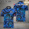 Maxcorners Streetwear Tiger With Dartboard Design Multioptions Personalized Name, Team Name Unisex 3D Shirts