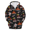 Maxcorners Rounders Teddy KGB Poker Pattern Polo Shirt - Men's Poker Club Shirts for TeamLM1009