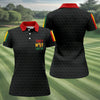 Maxcorners Juneteenth They Not Like Us Africa Performance Golf Polo Shirt, Golf Shirts For Women, Women's Golf Apparel LM1507