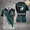 Maxcorners Yin Yang Eight Ball Shadow Tribal Pool Player Shirt Multicolor Customized Name, Team Name 3D Shirts