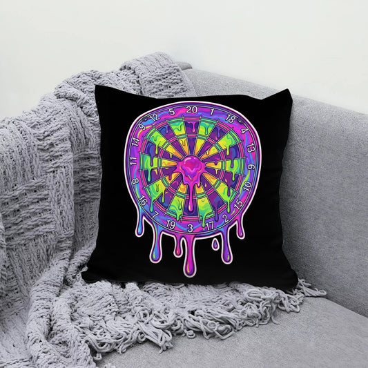 Maxcorners Darts Neon Melted Target Art Customized Name 3D Pillow