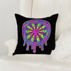 Maxcorners Darts Neon Melted Target Art Customized Name 3D Pillow