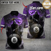 Maxcorners Coven of Reapers 8-Ball Magic Skull Billiards Multicolor Customized Name Team Name 3D Shirts