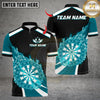Maxcorners Darts Flaming Multicolor Customized Name, Team Name 3D Shirts 2