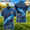 Maxcorners Disc Golf Flying Disc & Basket Graphic with Dynamic Swirl and Motion Lines Multicolor Customized Name, Team Name 3D Shirts
