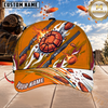 (7 Colors) Maxcorners Trap & Skeet Shooting Flaming Clay Target American Eagle Personalized Name 3D Cap