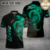 Maxcorners Darts Shirt Golden Dragon Dynamic Fire Effect Multioptions Personalized Name, Team Name 3D Shirt (4 Colors)