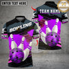 Maxcorner Tournament Bowling Design Multicolor Customized Name, Team Name 3D Shirts