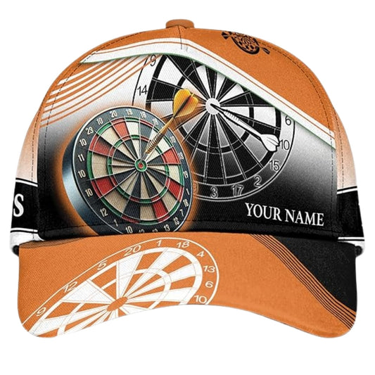 Maxcorners Custom Dartboard 3D Baseball Cap For Dart Players, Custom Darts Caps Hats LM0402