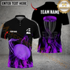 Maxcorners Disc Golf Power Polo Personalized Name, Team Name 3D Shirt (4 Colors)