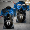 Maxcorners Coven of Reapers 8-Ball Magic Skull Billiards Multicolor Customized Name Team Name 3D Shirts